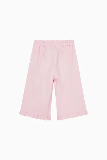 Ruffled Pants in Cotton-blend