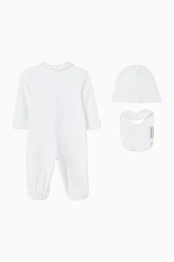 طقم بطبعة ديناصورات قطن، 3 قطع