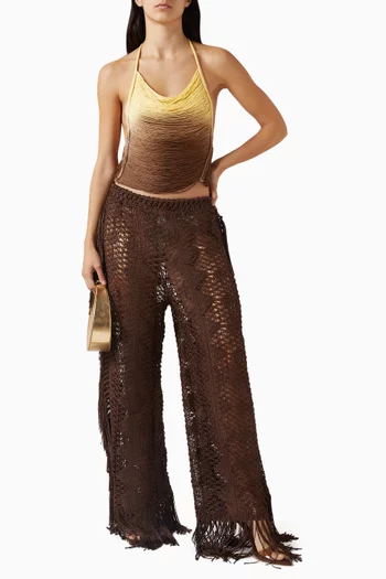 بلوزة ديزرت بشرّابات