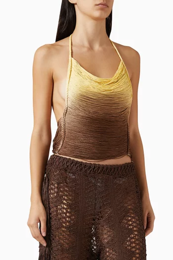 بلوزة ديزرت بشرّابات