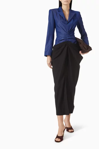 فستان بكشكش دينم