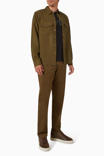 قميص بجيوب خارجية لايوسيل وقطن