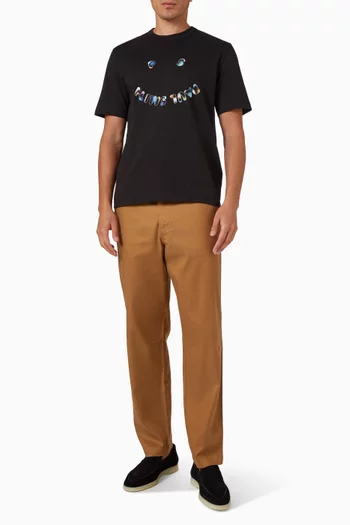 Happy Casual Fit T-shirt in Cotton