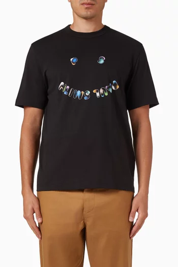 Happy Casual Fit T-shirt in Cotton