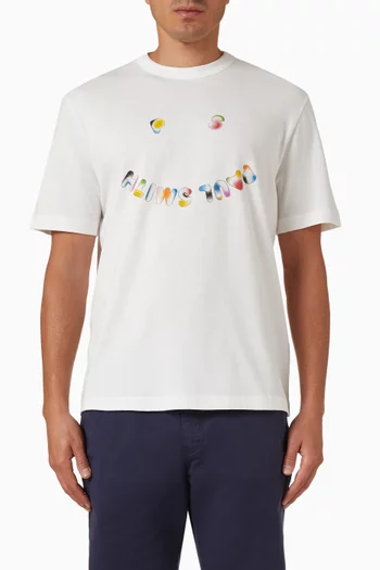 Happy Casual Fit T-shirt in Cotton