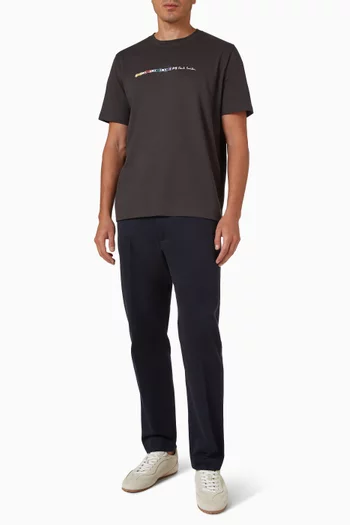 تي شيرت قطن بسلسلة