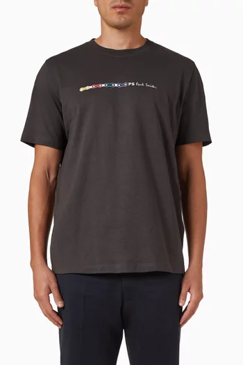 تي شيرت قطن بسلسلة