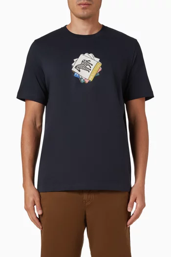 Zebra T-shirt in Cotton