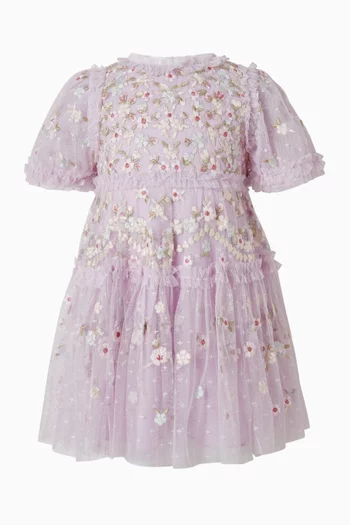 فستان جارلاند مزين بأشرطة