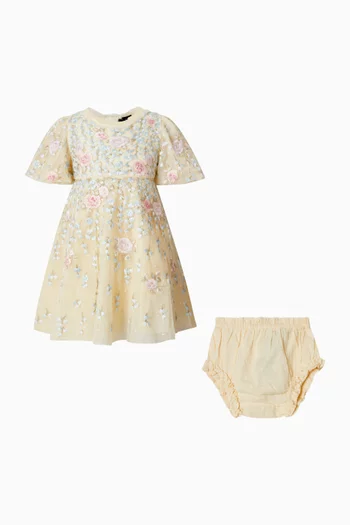 فستان كريسيدا مطرز