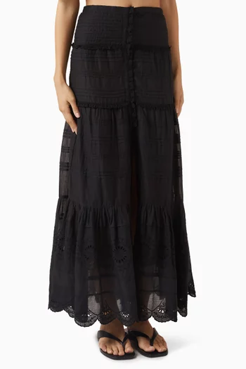 تنورة بولين بتطريزات إنجليزية قطن عضوي