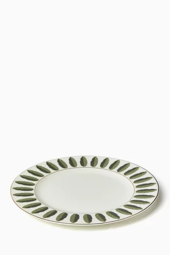 The Palm Dinner Plates in Porcelain, Set of 6