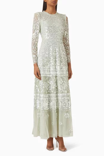 Aurora Sequin-embellished Gown