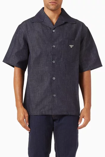 قميص شامبراي دينم