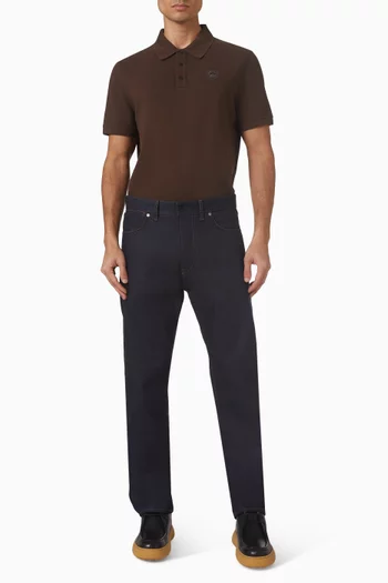 Tonal Disc Beckley Polo Shirt in Cotton