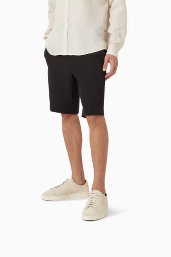 Embossed Logo Sneakers in Suede