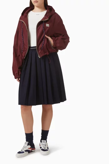 Blouson Jacket in Technical Fabric