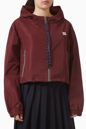 Blouson Jacket in Technical Fabric