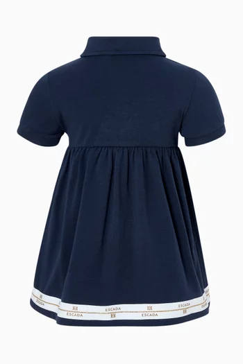 Logo Border Shirt Dress