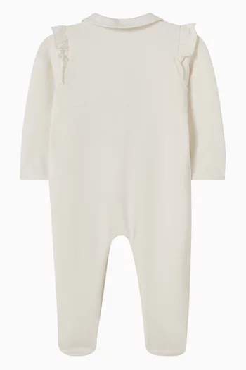 بيجاما بياقة عريضة وأزرار