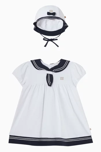 Sailor Dress & Hat Set