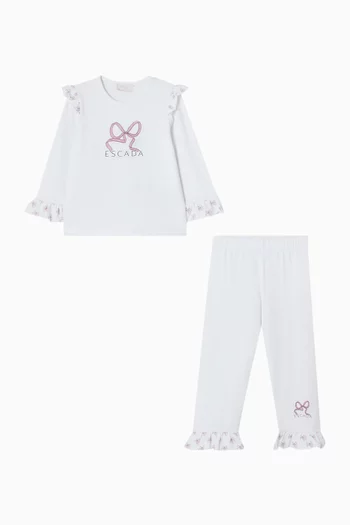 Bow Top & Pants Set
