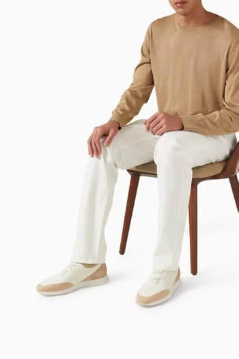 سنيكرز رياضي بتصميم منسوج