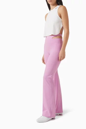 لغينغز زينفي بقصة واسعة وخصر مرتفع