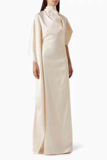 Dieu Nhu Maxi Dress in Satin