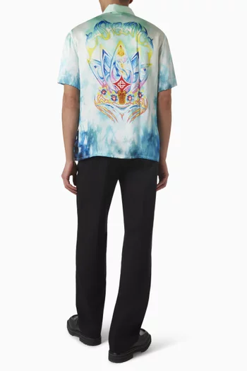 Surf Lotus Shirt in Silk