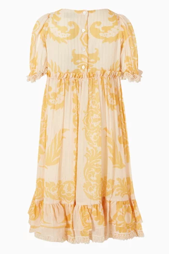Floral-print Dress