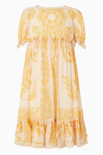 Floral-print Dress