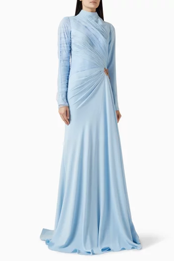 فستان زيا بكشكش