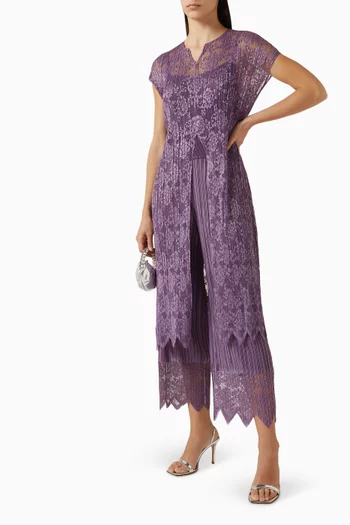 Cynthia Pleated Top & Pants Set