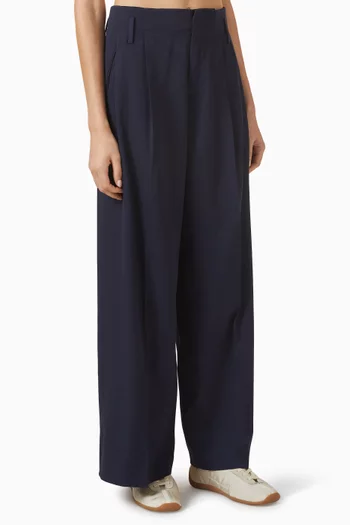 Wide-leg Pants in Virgin Wool
