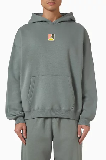 كنزة بغطاء رأس بروكلين وطبعة صوف