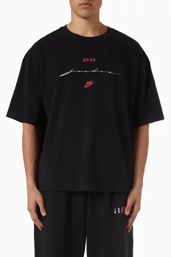 تي شيرت فلايت بشعار الماركة قطن