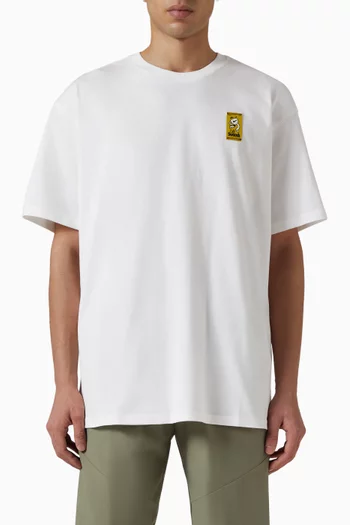 تي شيرت بطبعة قطن