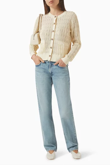 كارديغان ليزلي مزيج قطن