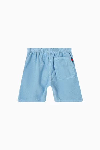 B Bermuda Shorts in Velvet Corduroy