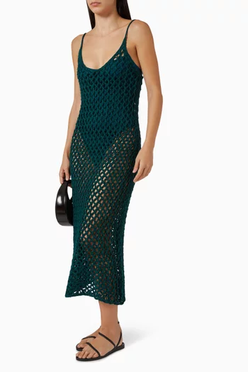 Moana Crochet Maxi Dress