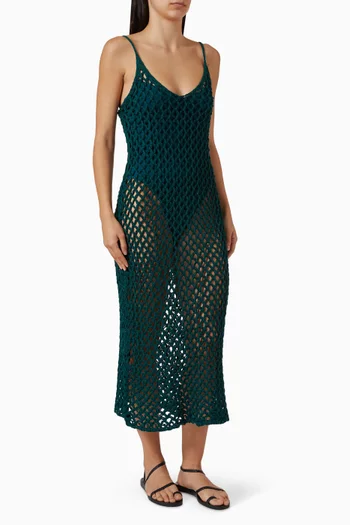 Moana Crochet Maxi Dress