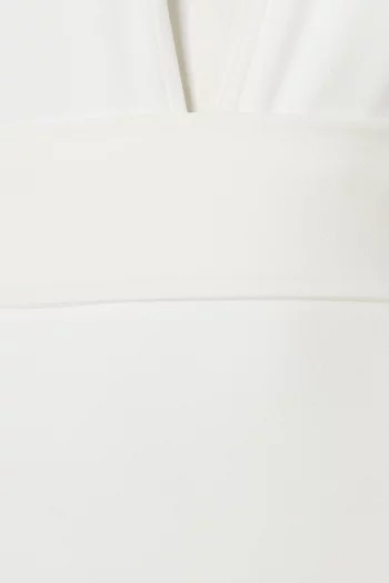 V-neck One-piece Swimsuit