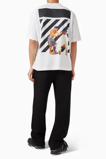 Barber Diag Skate T-shirt in Cotton