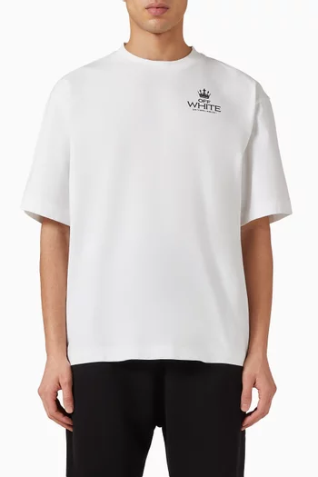 Barber Diag Skate T-shirt in Cotton