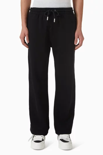 Scribble Diag Sweatpants in Cotton