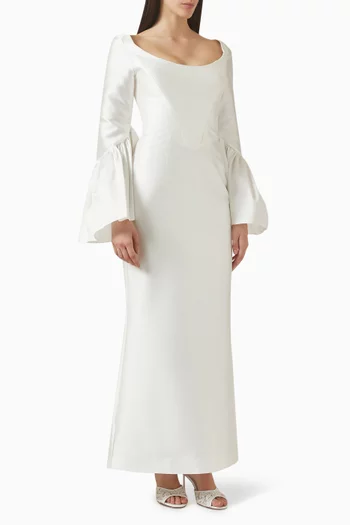 La Prudence Dress in Mikado