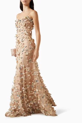 Lettre À Soi Embroidered Gown