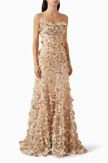 Lettre À Soi Embroidered Gown