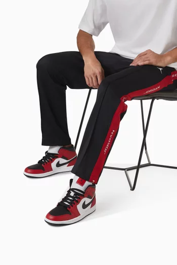 Air Jordan 1 Mid Sneakers in Leather